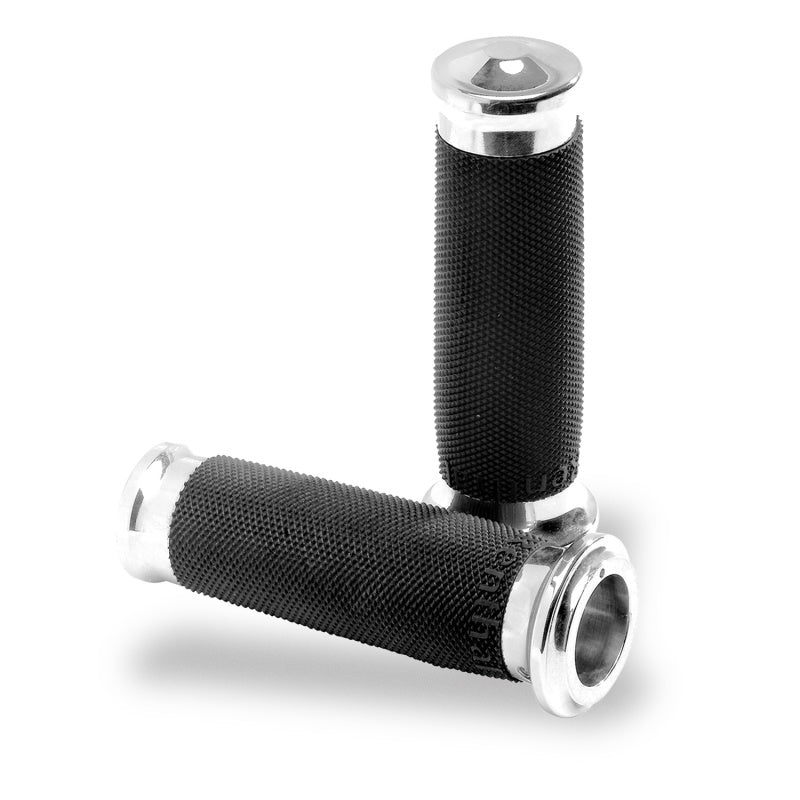 Performance Machine Contour Renthal Wrapped Grips - Chrome Performance Machine Contour Renthal Wrapped Grips - Chrome