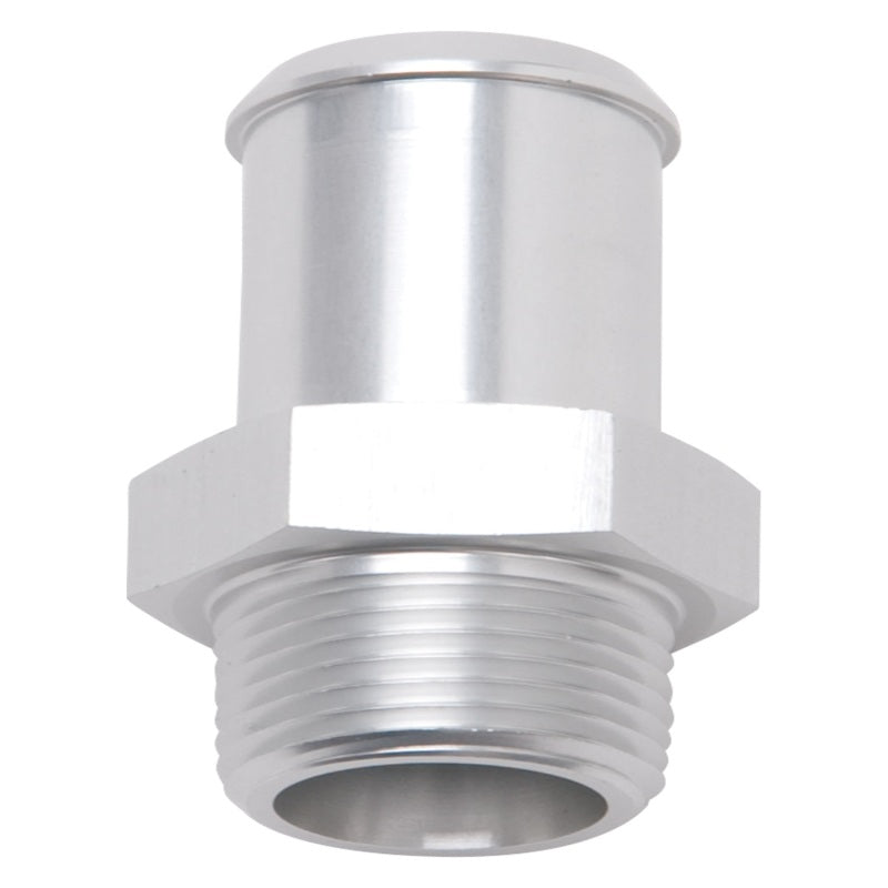 Edelbrock Hose End Straight 3/8In NPT to 5/8In Barb Clear Anodize Edelbrock Hose End Straight 3/8In NPT to 5/8In Barb Clear Anodize