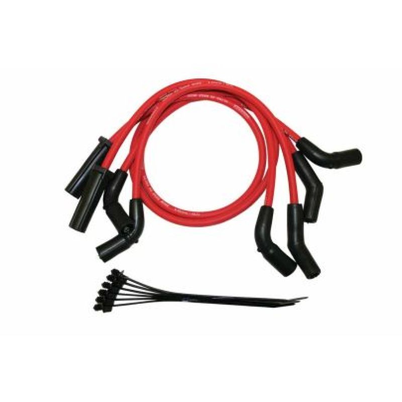 Moroso Harley-Davidson Milwaukee 8.65 Spiral Core Wire Set - Red Moroso Harley-Davidson Milwaukee 8.65 Spiral Core Wire Set - Red