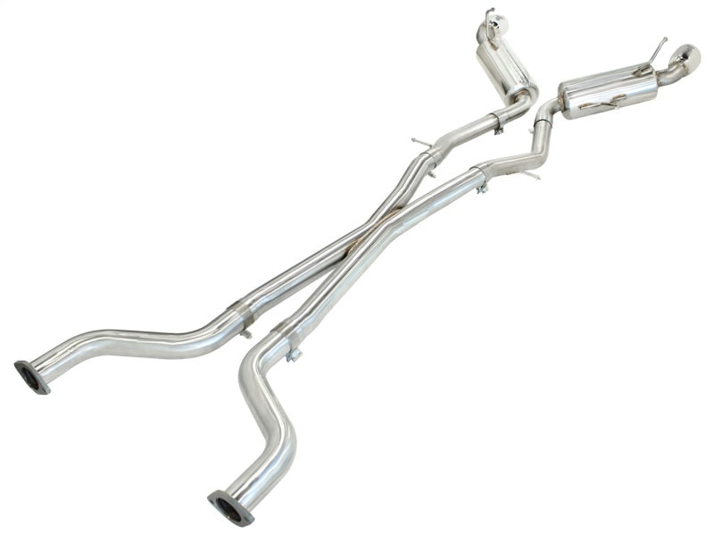 aFe Takeda 2.5inch SS Exhaust Cat-Back 09-13 Nissan 370Z V6 3.7L Polished Tips aFe Takeda 2.5inch SS Exhaust Cat-Back 09-13 Nissan 370Z V6 3.7L Polished Tips