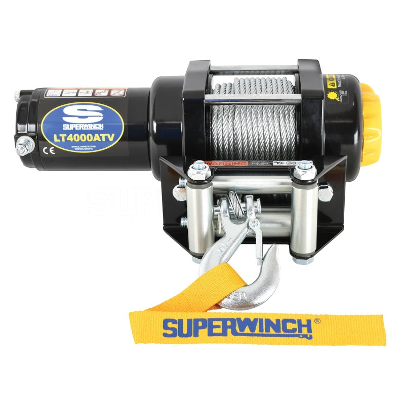 Superwinch 4000 LBS 12V DC 3/16in x 50ft Steel Rope LT4000 Winch Superwinch 4000 LBS 12V DC 3/16in x 50ft Steel Rope LT4000 Winch