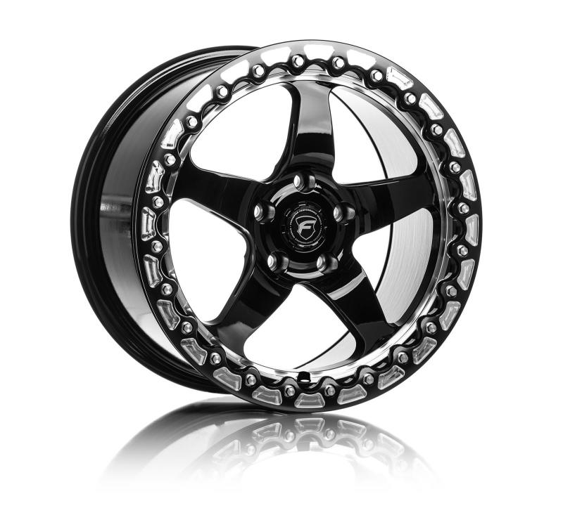 Forgestar D5 Beadlock 17x10 / 5x115 BP / ET00 / 5.5in BS Gloss Black Wheel Forgestar D5 Beadlock 17x10 / 5x115 BP / ET00 / 5.5in BS Gloss Black Wheel