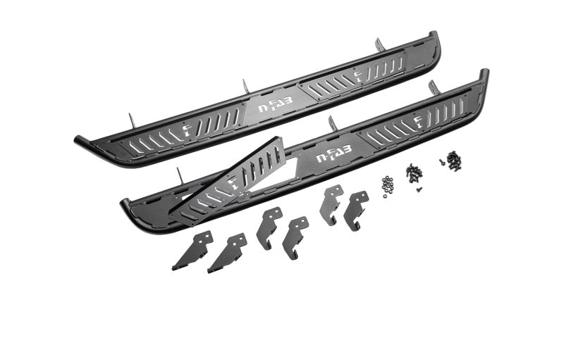 N-FAB 2021 Ford Bronco 4 Door Roan Running Boards - Textured Black N-FAB 2021 Ford Bronco 4 Door Roan Running Boards - Textured Black