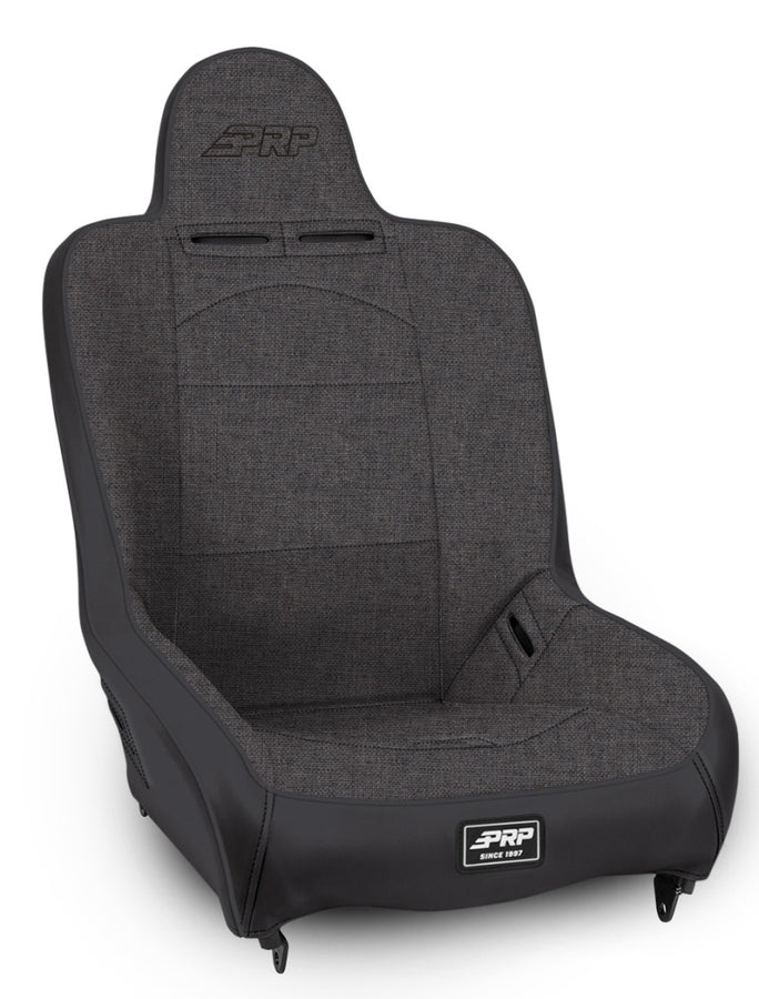 PRP Premier High Back Suspension Seat (Two Neck Slots) - All Grey PRP Premier High Back Suspension Seat (Two Neck Slots) - All Grey
