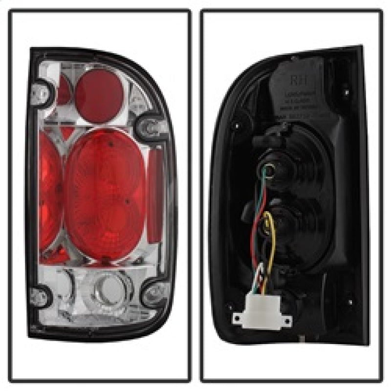 Spyder Toyota Tacoma 95-00 Euro Style Tail Lights Chrome ALT-YD-TT95-C Spyder Toyota Tacoma 95-00 Euro Style Tail Lights Chrome ALT-YD-TT95-C