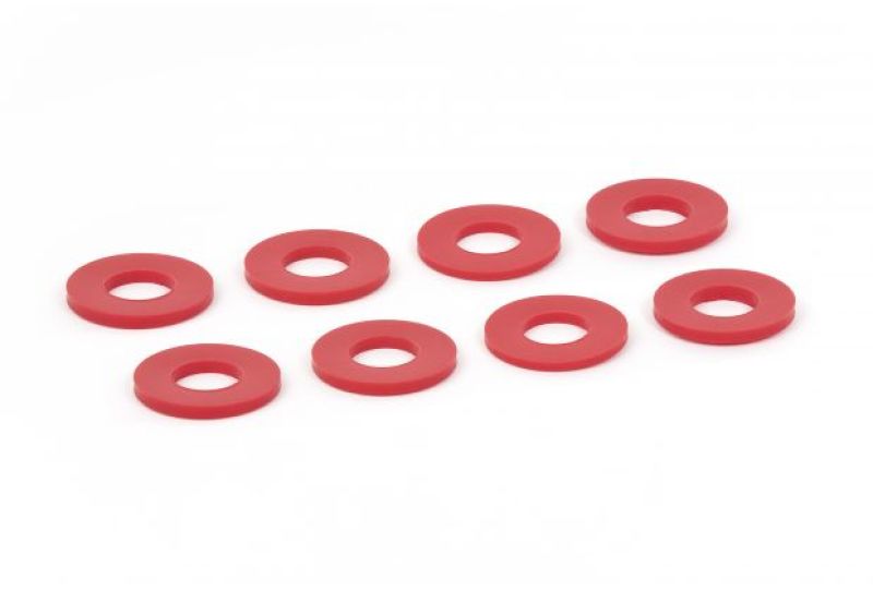 Daystar D-Ring Shackle Washers Set of 8 Red Daystar D-Ring Shackle Washers Set of 8 Red