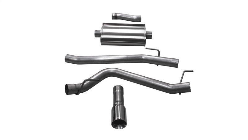 Corsa 2020-2025 Jeep Gladiator JT 3.6L Single Side Exit Cat-Back Exhaust w/ Single 4in Polished Tip Corsa 2020-2025 Jeep Gladiator JT 3.6L Single Side Exit Cat-Back Exhaust w/ Single 4in Polished Tip