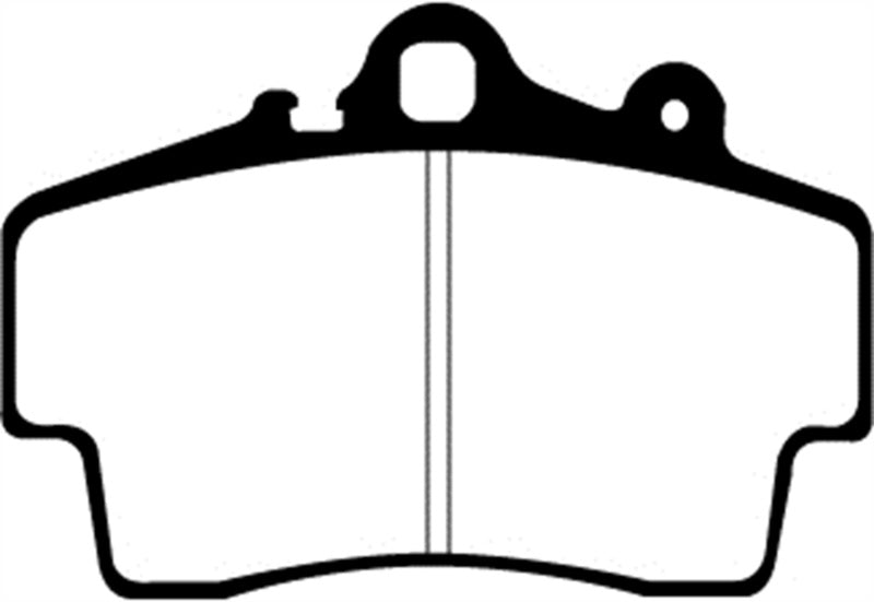 EBC Brakes Greenstuff 2000 Series Sport Pads EBC Brakes Greenstuff 2000 Series Sport Pads