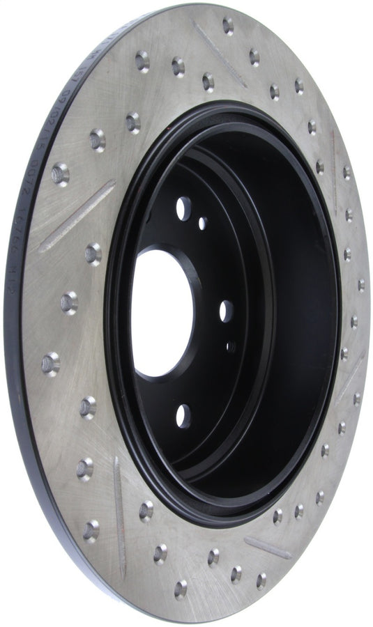 StopTech 04-08 Acura TL / 03-09 honda Element Slotted & Drilled Right Rear Rotor StopTech 04-08 Acura TL / 03-09 honda Element Slotted & Drilled Right Rear Rotor