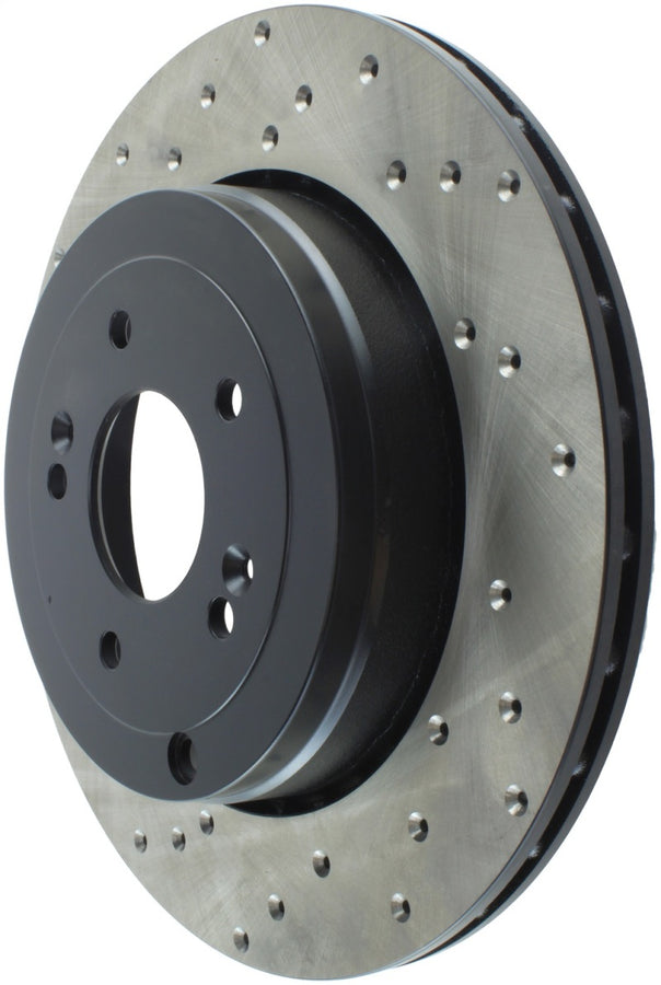 StopTech Power Slot 10-13 Hyundai Genesis Coupe Track & R-Spec Rear Right Drilled Rotor StopTech Power Slot 10-13 Hyundai Genesis Coupe Track & R-Spec Rear Right Drilled Rotor