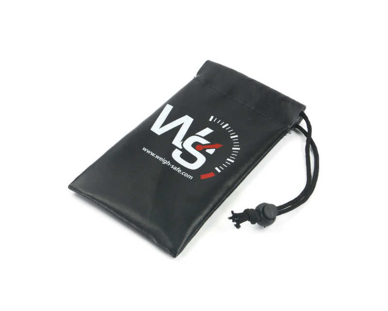 Weigh Safe Plastic Lined Leather Tow Ball/Clam Shell Storage Bag Weigh Safe Plastic Lined Leather Tow Ball/Clam Shell Storage Bag