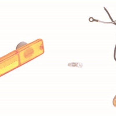 Omix Side Marker Light Assembly Amber 72-86 Jeep CJ