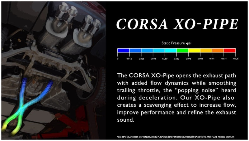Corsa 1997-2004 Chevrolet Corvette C5 Z06 5.7L V8 XO Pipe Exhaust Corsa 1997-2004 Chevrolet Corvette C5 Z06 5.7L V8 XO Pipe Exhaust
