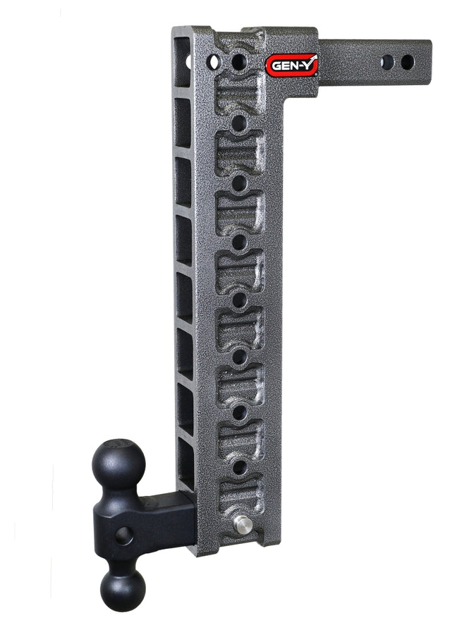 Gen-Y Mega Duty 2in Shank 20in Drop 1.5K TW 10K Hitch w/GH-031 Dual-Ball/GH-0100 Stabilizer Kit Gen-Y Mega Duty 2in Shank 20in Drop 1.5K TW 10K Hitch w/GH-031 Dual-Ball/GH-0100 Stabilizer Kit