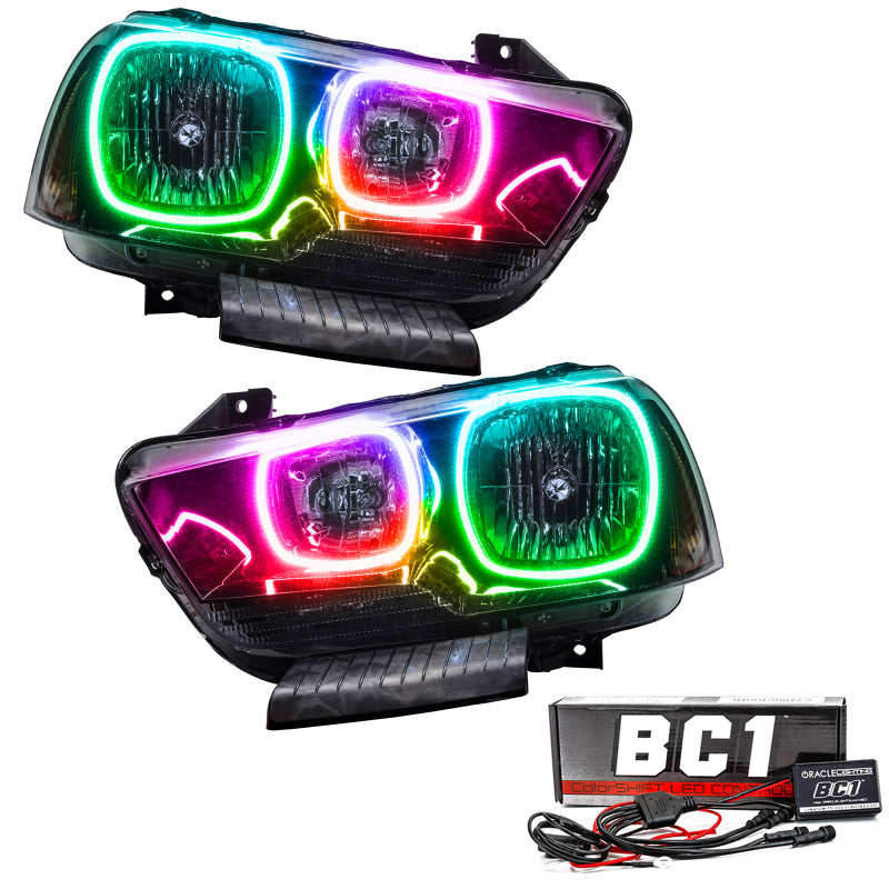Oracle 11-14 Dodge Charger SMD HL (Non-HID) - ColorSHIFT w/ BC1 Controller SEE WARRANTY Oracle 11-14 Dodge Charger SMD HL (Non-HID) - ColorSHIFT w/ BC1 Controller SEE WARRANTY
