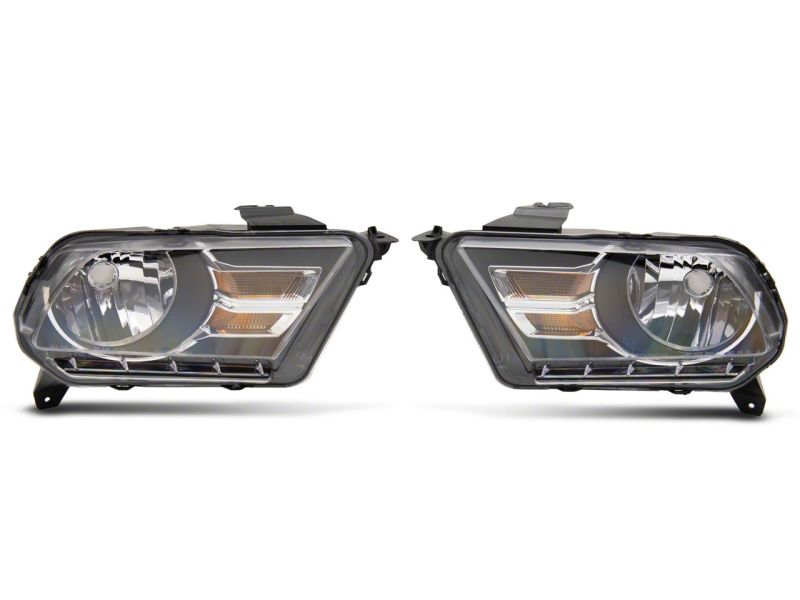 Raxiom 10-12 Ford Mustang Axial Series OEM Style Rep Headlights- Chrome Housing (Clear Lens) Raxiom 10-12 Ford Mustang Axial Series OEM Style Rep Headlights- Chrome Housing (Clear Lens)