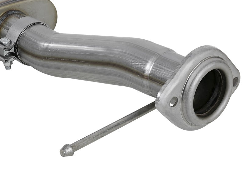 aFe Rebel Series 3in. to 2.5in. 409 SS C/B Exhaust 11-14 Ford F-150 V6-3.5L (tt) - Polished Tip aFe Rebel Series 3in. to 2.5in. 409 SS C/B Exhaust 11-14 Ford F-150 V6-3.5L (tt) - Polished Tip