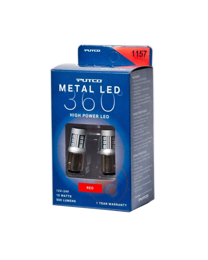 Putco 1157 - Red Metal 360 LED Putco 1157 - Red Metal 360 LED