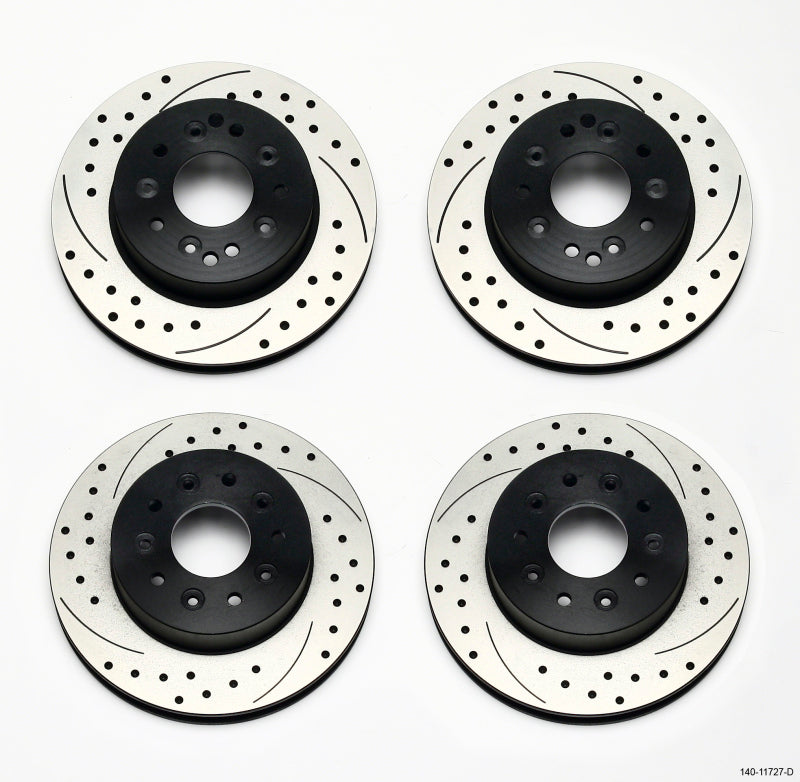 Wilwood Rotor Kit Front/Rear-Drilled 65-82 Corvette C2/C3 (1Pc Rotors) Wilwood Rotor Kit Front/Rear-Drilled 65-82 Corvette C2/C3 (1Pc Rotors)
