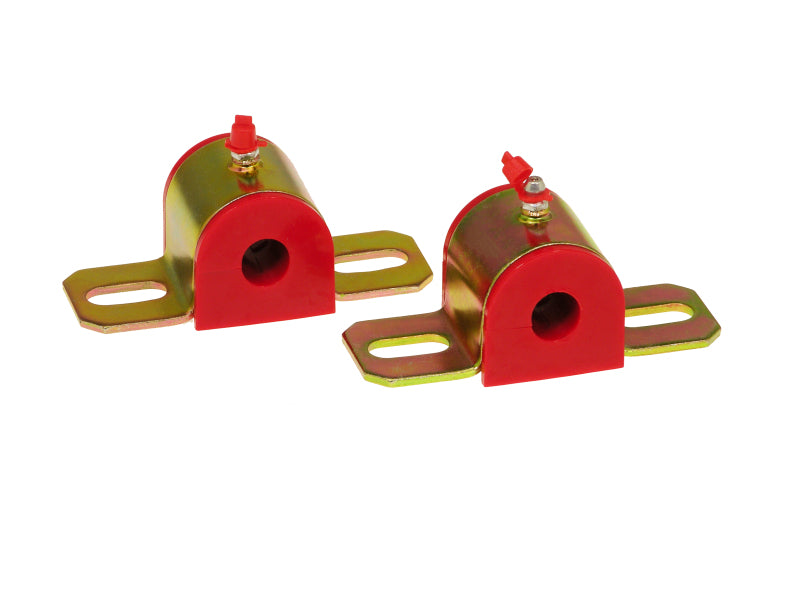Prothane Universal Greasable Sway Bar Bushings - 5/8in - Type B Bracket - Red Prothane Universal Greasable Sway Bar Bushings - 5/8in - Type B Bracket - Red