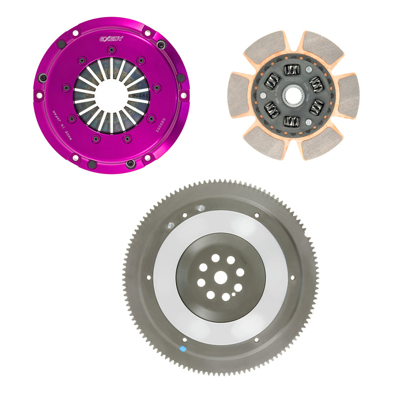 Exedy 1990-1991 Acura Integra L4 Hyper Single Clutch Sprung Center Disc Push Type Cover Exedy 1990-1991 Acura Integra L4 Hyper Single Clutch Sprung Center Disc Push Type Cover