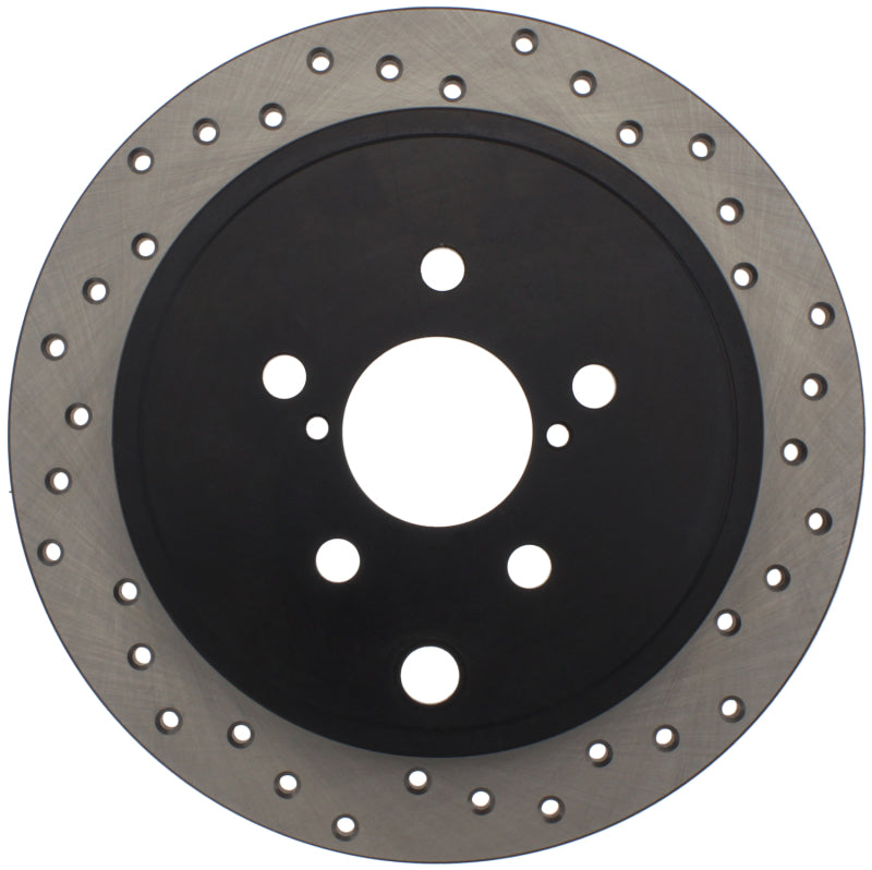 StopTech 08-10 WRX Drilled Left Rear Rotor StopTech 08-10 WRX Drilled Left Rear Rotor