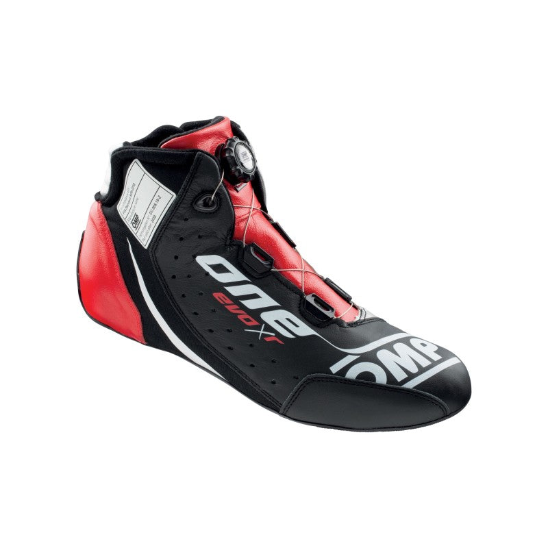 OMP One Evo X R Shoes Black/Silver/Red - Size 43 (Fia 8856-2018) OMP One Evo X R Shoes Black/Silver/Red - Size 43 (Fia 8856-2018)