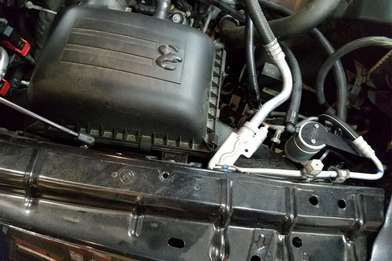 J&L 09-18 Ram 1500 5.7L Passenger Side Oil Separator 3.0 - Clear Anodized J&L 09-18 Ram 1500 5.7L Passenger Side Oil Separator 3.0 - Clear Anodized