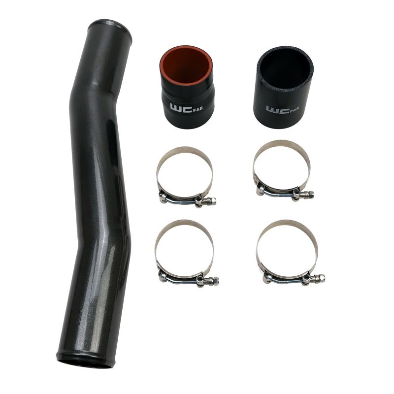Wehrli 03-07 Dodge 5.9L Cummins Passenger Side 3in Replacement Intercooler Pipe - Gloss Black Wehrli 03-07 Dodge 5.9L Cummins Passenger Side 3in Replacement Intercooler Pipe - Gloss Black