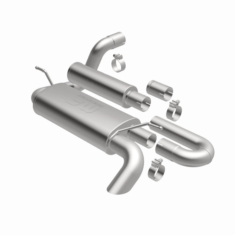 MagnaFlow 18-23 Jeep Wrangler JL 2.0L/3.6L Overland Series Axle-Back Exhaust MagnaFlow 18-23 Jeep Wrangler JL 2.0L/3.6L Overland Series Axle-Back Exhaust