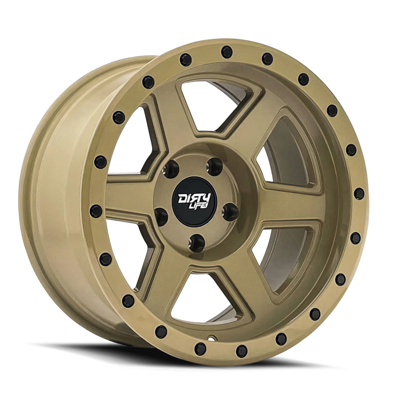 Dirty Life 9315 Compound 17x9 / 6x139.7 BP / -12mm Offset / 106mm Hub Desert Sand Wheel Dirty Life 9315 Compound 17x9 / 6x139.7 BP / -12mm Offset / 106mm Hub Desert Sand Wheel