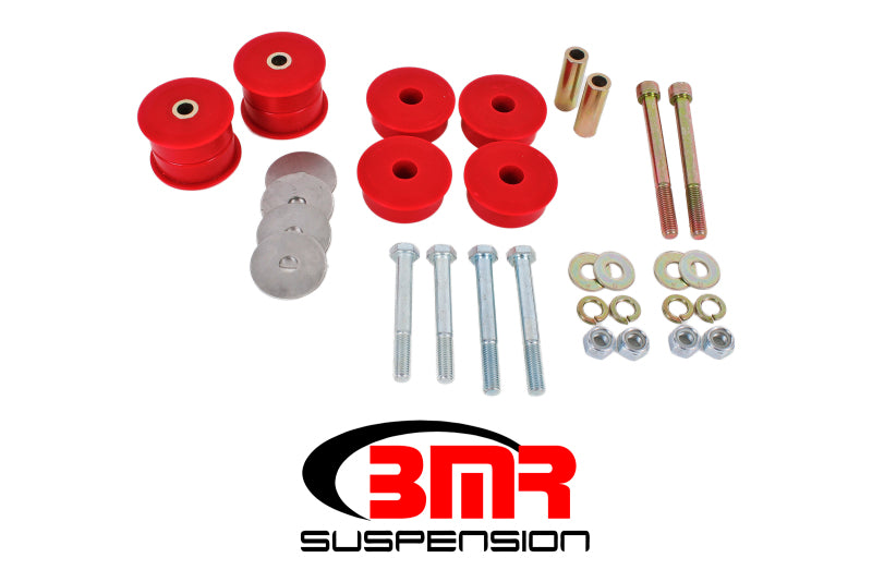BMR 15-17 S550 Mustang Differential Bushing Kit (Polyurethane) - Red BMR 15-17 S550 Mustang Differential Bushing Kit (Polyurethane) - Red
