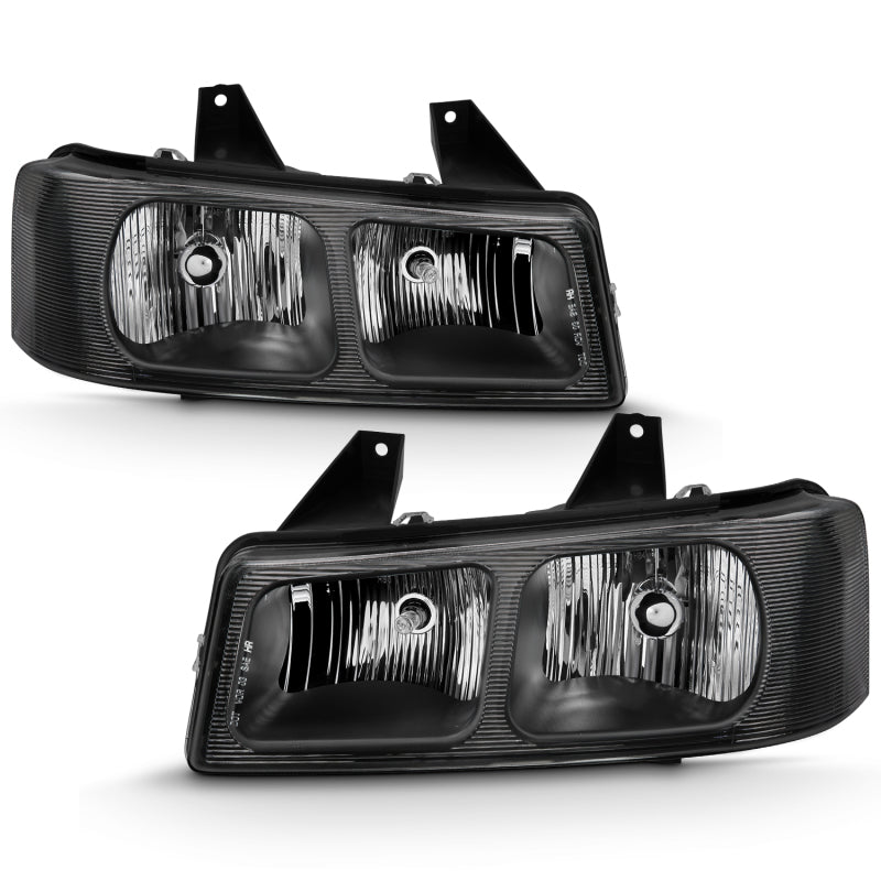 ANZO 2003-2017 Chevy Express Crystal Headlight Black ANZO 2003-2017 Chevy Express Crystal Headlight Black
