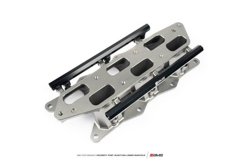 AMS Performance 2023+ Nissan Z Port Injection Lower Manifold - Gunmetal AMS Performance 2023+ Nissan Z Port Injection Lower Manifold - Gunmetal