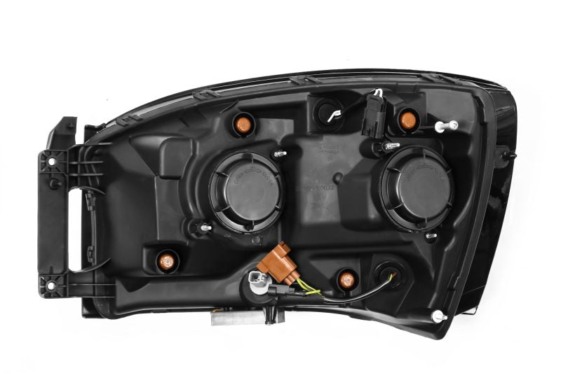 AlphaRex 06-08 Dodge Ram 1500HD LUXX LED Projector Headlights Plank Style Alpha Blk w/Seq Signal/DRL AlphaRex 06-08 Dodge Ram 1500HD LUXX LED Projector Headlights Plank Style Alpha Blk w/Seq Signal/DRL