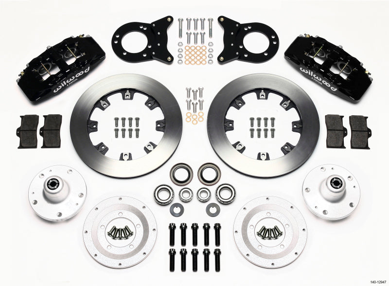 Wilwood Dynapro 6 Front Hub Kit 12.19in 1965-1969 Mustang Disc & Drum Spindle Wilwood Dynapro 6 Front Hub Kit 12.19in 1965-1969 Mustang Disc & Drum Spindle