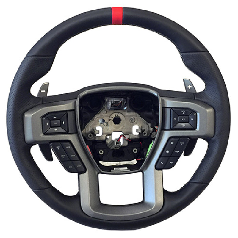 Ford Racing 15-18 F-150 Raptor Performance Steering Wheel Kit - Red Sightline Ford Racing 15-18 F-150 Raptor Performance Steering Wheel Kit - Red Sightline