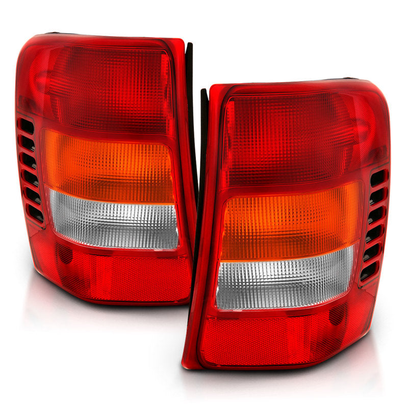 ANZO 1999-2004 Jeep Grand Cherokee Taillight Red/Clear Lens (OE Replacement) ANZO 1999-2004 Jeep Grand Cherokee Taillight Red/Clear Lens (OE Replacement)