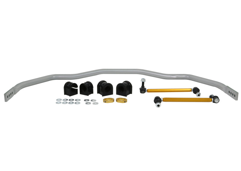 Whiteline 05+ Ford Mustang Coupe (Inc GT/Shelby GT500) Front Heavy Duty Adjustable 33mm Swaybar Whiteline 05+ Ford Mustang Coupe (Inc GT/Shelby GT500) Front Heavy Duty Adjustable 33mm Swaybar