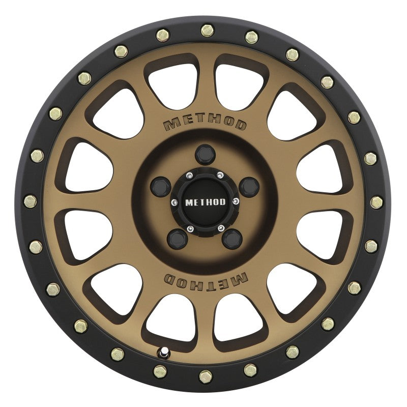 Method MR305 NV 18x9 0mm Offset 5x150 116.5mm CB Method Bronze/Black Street Loc Wheel Method MR305 NV 18x9 0mm Offset 5x150 116.5mm CB Method Bronze/Black Street Loc Wheel