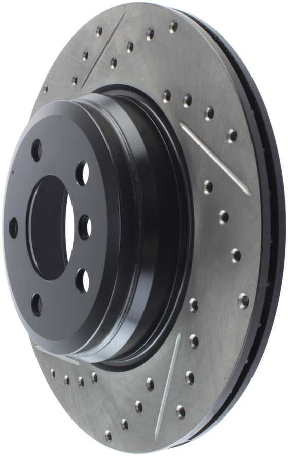 StopTech 12-16 BMW 335i Slotted & Drilled Rear Right Rotor StopTech 12-16 BMW 335i Slotted & Drilled Rear Right Rotor