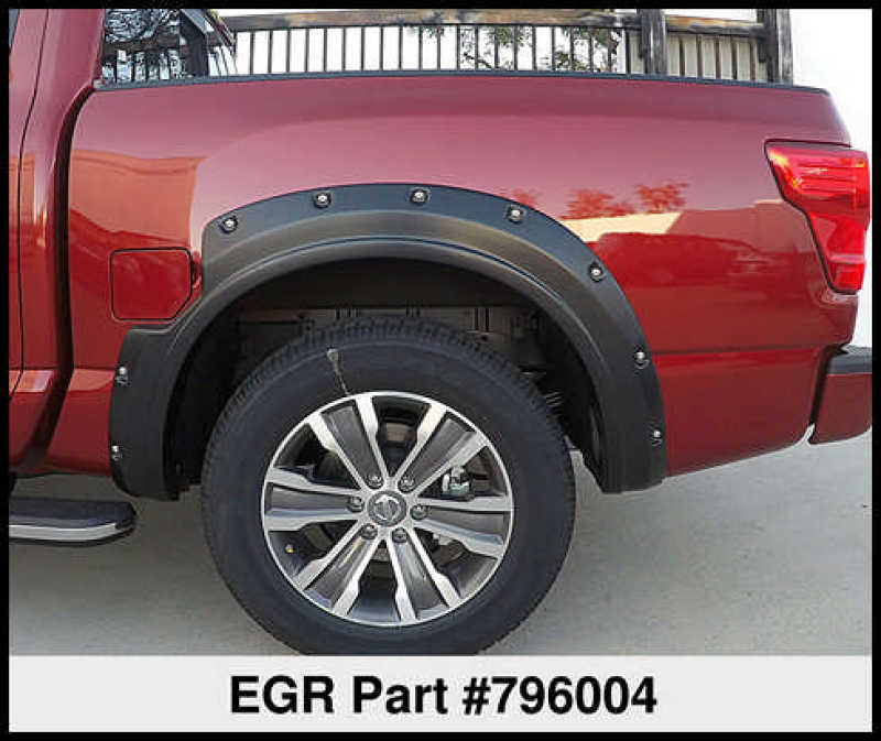 EGR 2017 Nissan Titan Bolt-On Look Fender Flares - Set EGR 2017 Nissan Titan Bolt-On Look Fender Flares - Set