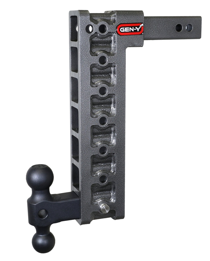 Gen-Y Mega Duty 2in Shank 15in Drop 10K Hitch w/Dual-Ball (Use w/Stabilizer Kit GH-0100) Gen-Y Mega Duty 2in Shank 15in Drop 10K Hitch w/Dual-Ball (Use w/Stabilizer Kit GH-0100)