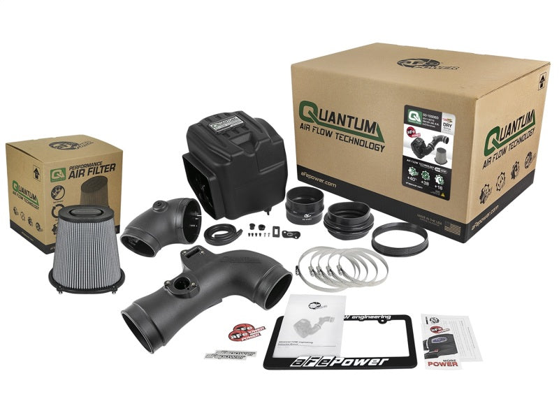 aFe Quantum Pro DRY S Cold Air Intake System 11-16 GM/Chevy Duramax V8-6.6L LML - Dry aFe Quantum Pro DRY S Cold Air Intake System 11-16 GM/Chevy Duramax V8-6.6L LML - Dry