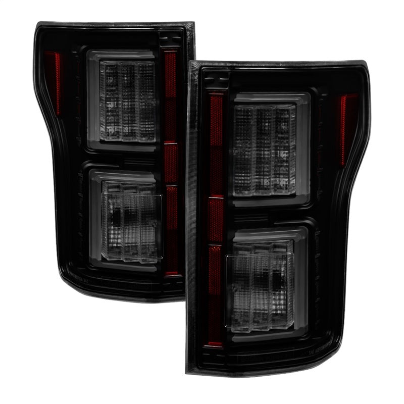 Spyder 18-19 Ford F-150 (w/o Blind Spot Sensor) LED Tail Lights - Blk Smk (ALT-YD-FF15018-LED-BSM) Spyder 18-19 Ford F-150 (w/o Blind Spot Sensor) LED Tail Lights - Blk Smk (ALT-YD-FF15018-LED-BSM)