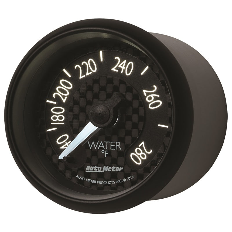 Autometer GT Series 52mm Mechanical 140-280 Deg F Water Temperature Gauge Autometer GT Series 52mm Mechanical 140-280 Deg F Water Temperature Gauge