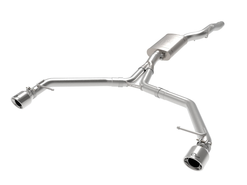 afe MACH Force-Xp 13-16 Audi Allroad L4 SS Axle-Back Exhaust w/ Polished Tips afe MACH Force-Xp 13-16 Audi Allroad L4 SS Axle-Back Exhaust w/ Polished Tips