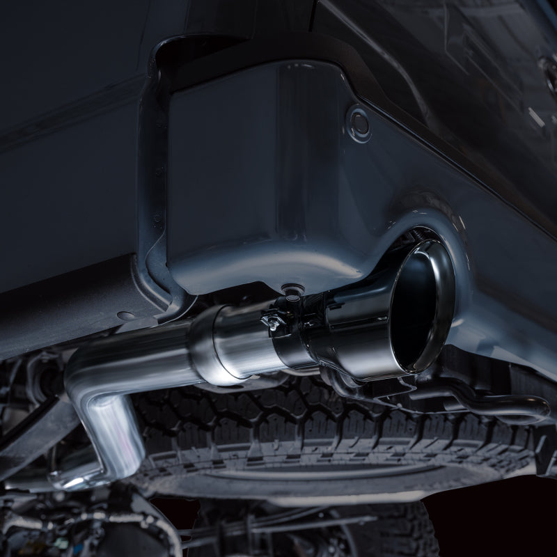 AWE Tuning 2021+ Ford F-150 Tremor (w/ Bumper Cutouts) 0FG Non-Resonated Catback -Diamond Black Tips AWE Tuning 2021+ Ford F-150 Tremor (w/ Bumper Cutouts) 0FG Non-Resonated Catback -Diamond Black Tips
