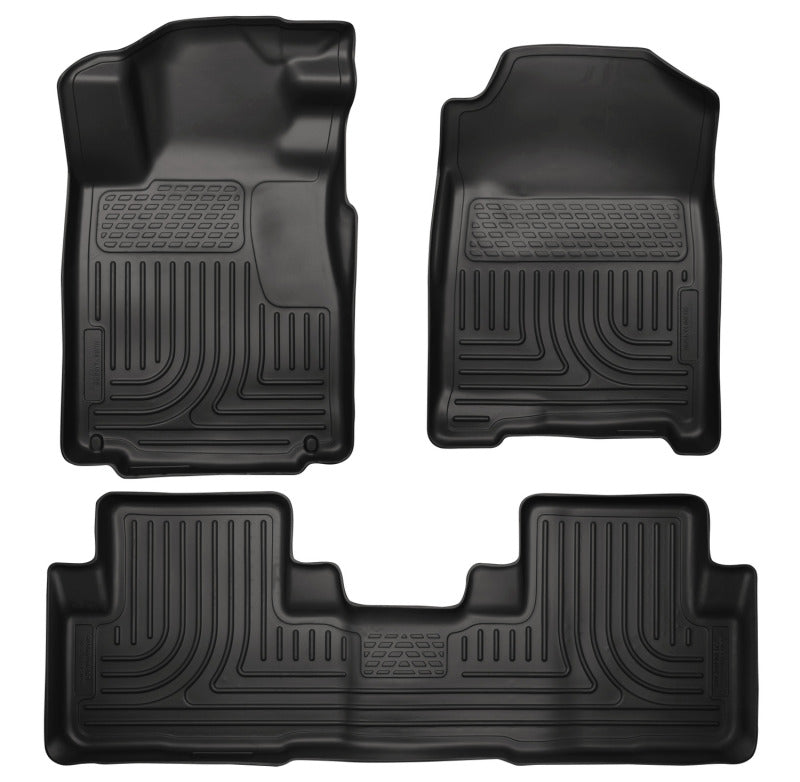 Husky Liners 11-12 Dodge Charger/Chrysler 300 WeatherBeater Combo Black Floor Liners Husky Liners 11-12 Dodge Charger/Chrysler 300 WeatherBeater Combo Black Floor Liners