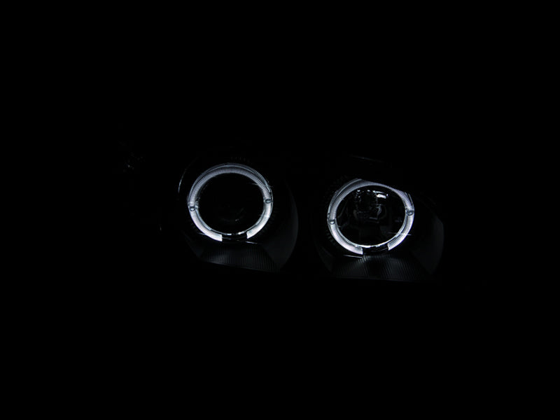 ANZO 2000-2004 Infiniti I30 Projector Headlights w/ Halo Black ANZO 2000-2004 Infiniti I30 Projector Headlights w/ Halo Black